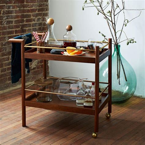 ebay bar cart|vintage mid century bar cart.